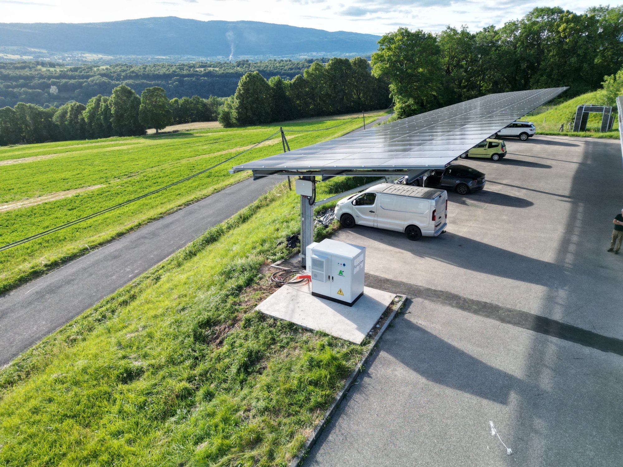 pose de la batterie de stockage secteur medico social